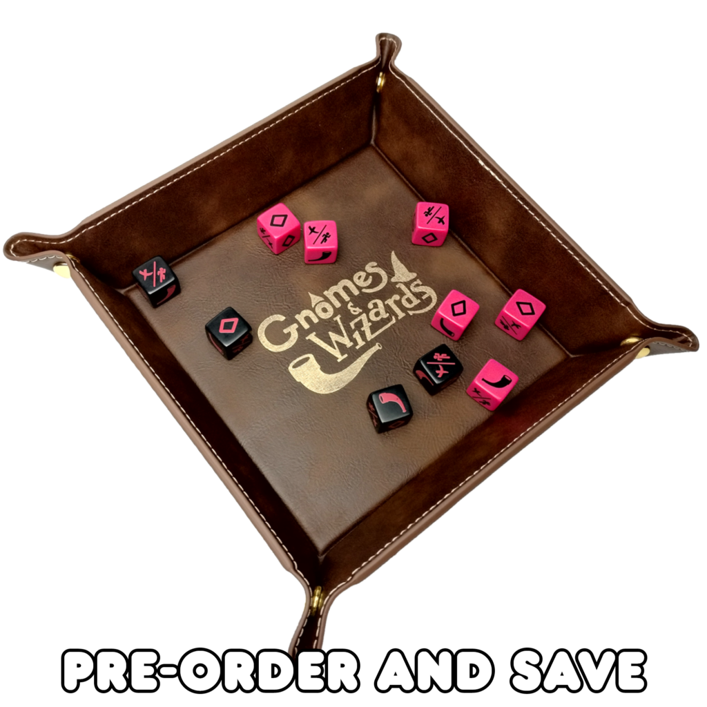 Dice Tray for Gnomes & Wizards
