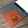 Portfolio Pockets with Polyhedral Dice Design